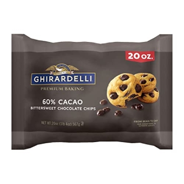 Ghirardelli 60% Cacao Bittersweet Chocolate Premium Baking Chips - 20 OZ