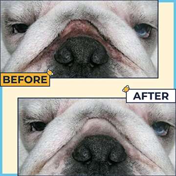 Wrinkle Paste for Bulldogs + Wrinkle Wipes French Bulldog- Wrinkle Cream for Dogs (Frenchie, English...