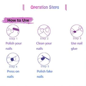 ANDGING Press on Nails Short Medium Coffin, French Tip for Women with Nude Pink White Design, Full Cover Glue on Nails, Reusable Nails Press on Stick on Nails for Christmas 24Pcs