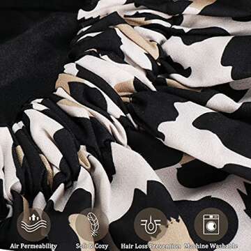 Satin Bonnet for Women, Silk Bonnet for Curly Hair, Silk Hair Bonnet for Sleeping Satin Bonnets for ...