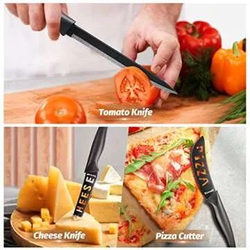 Buy TICWELL 19-Piece Kitchen Knife Set with Acrylic Stand