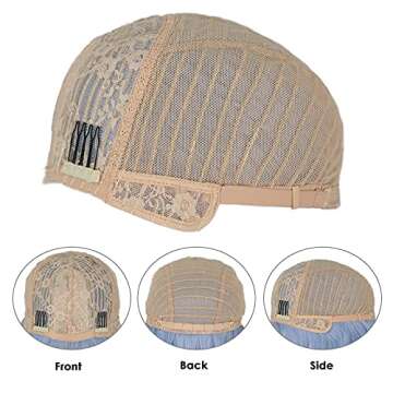 LNERATO Light Blue Wig Short Curly Wavy Bob Wigs for Women Blue Wig with Bangs Shoulder Length Synthetic Cosplay Party Wig Colored Wigs for Women Girls(12" Light Blue)…