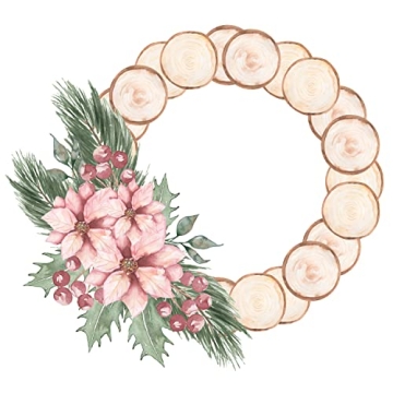 Sntieecr Cardboard Floral Wreath Hoops for Craft Projects