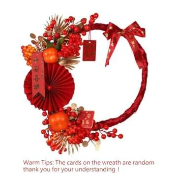 Almencla Chinese New Year Wreath for 2024 Festivities