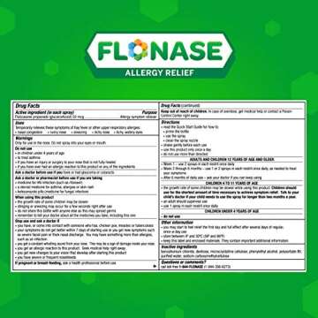 Flonase Allergy Relief with 120 Sprays - Non Drowsy Meds