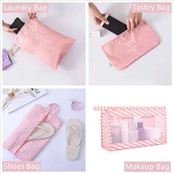 OEE Luggage Packing Organizers Packing Cubes Set for Travel