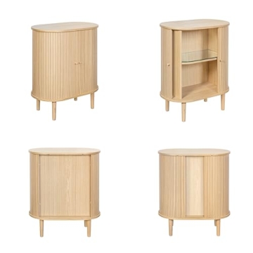 Elegant WERMO 28'' Bar Cabinet with Storage and Style