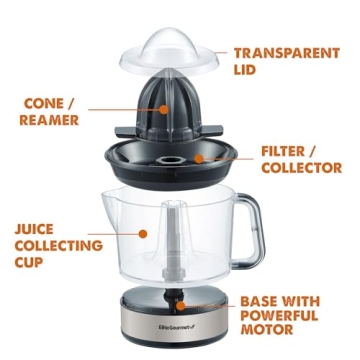BPA-Free Citrus Juicer - Compact & Efficient Design