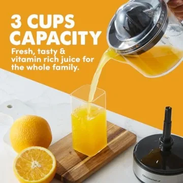 BPA-Free Citrus Juicer - Compact & Efficient Design