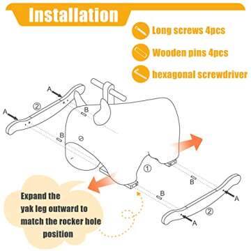 Baby Rocking Horse for 1-3 Year Olds - Safe & Fun Ride-On Toy