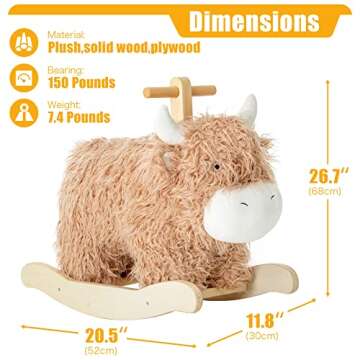 Baby Rocking Horse for 1-3 Year Olds - Safe & Fun Ride-On Toy