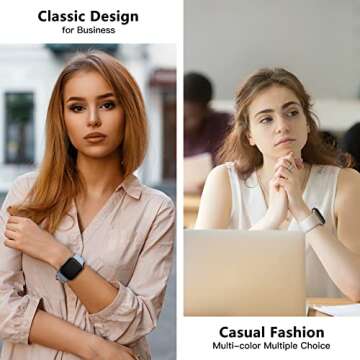 ZALAVER Bands Compatible with Apple Watch Band 38mm 40mm 41mm 42mm 44mm 45mm 49mm, Soft Silicone Sport Replacement Band for iWatch SE Ultra Series 8 7 6 5 4 3 2 1 Women Men Stone