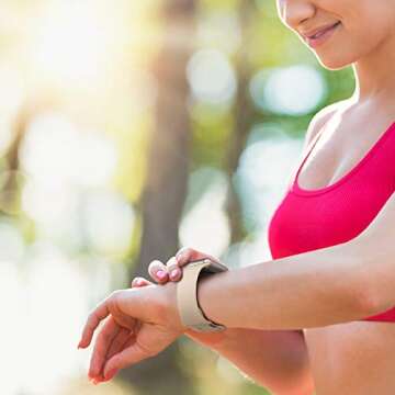 ZALAVER Bands Compatible with Apple Watch Band 38mm 40mm 41mm 42mm 44mm 45mm 49mm, Soft Silicone Sport Replacement Band for iWatch SE Ultra Series 8 7 6 5 4 3 2 1 Women Men Stone