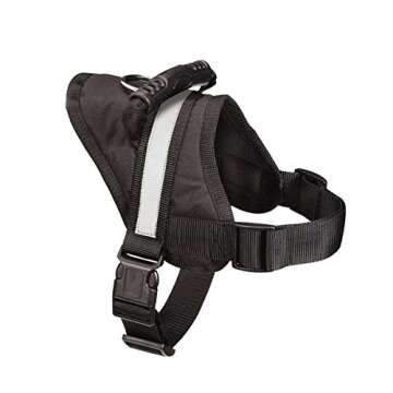Big Dog Harness - Soft Reflective No Pull Black Size L 26-36 inch