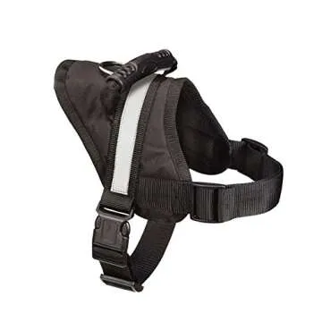 Big Dog Harness - Soft Reflective No Pull Black Size L 26-36 inch