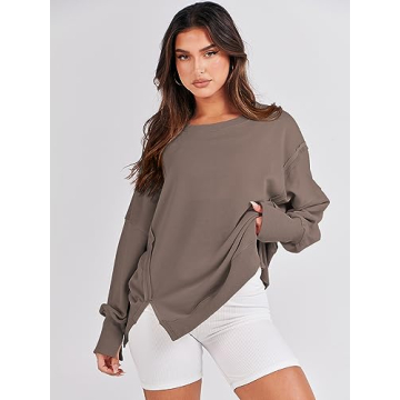 ANRABESS Women's Oversized Sweatshirt for Fall Fashion