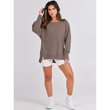 ANRABESS Women's Oversized Sweatshirt for Fall Fashion