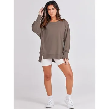 ANRABESS Women's Oversized Sweatshirt for Fall Fashion