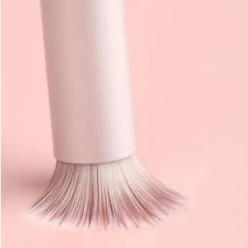 YECIRALA 10pc Nail Ombre Brush Set - Purple Pink & Black Gradient Nylon Brushes with Wood Handle - DIY Nail Art & Salon Use