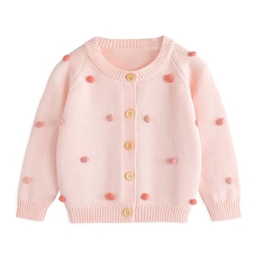 Simplee Kids Baby Sweater Valentine's Day Cardigan Embroidery Knit Coat for Winter Spring for 12-18 ...