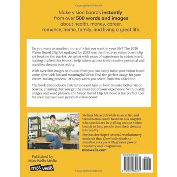 2020 Vision Board Clip Art Book for Creative Goals and Inspiration