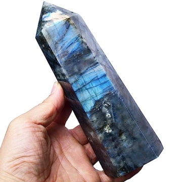 Labradorite Healing Crystal Wand for Meditation and Gifts