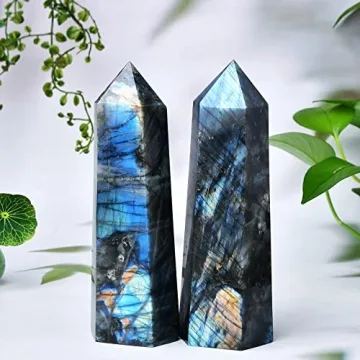 Labradorite Healing Crystal Wand for Meditation and Gifts