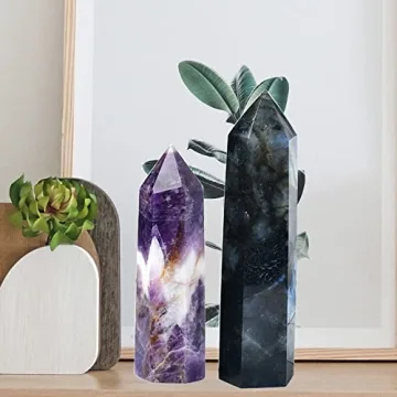 Labradorite Healing Crystal Wand for Meditation and Gifts