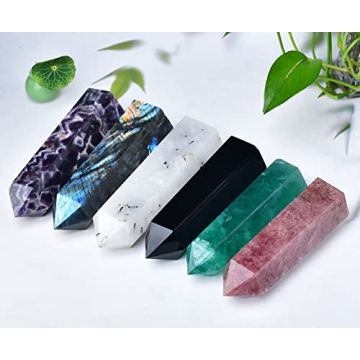 Labradorite Healing Crystal Wand for Meditation and Gifts