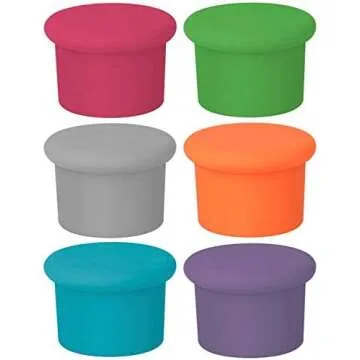 Silicone Wine Stoppers – Replace a cork – Airtight seal on Wine Bottles – Reusable Beer Bottle...