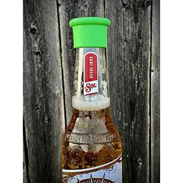 Silicone Wine Stoppers – Replace a cork – Airtight seal on Wine Bottles – Reusable Beer Bottle Cover – Wine Bottle Stopper – Wine Saver – Wine Gifts – Easy to clean! (6 Pack, Assorted)