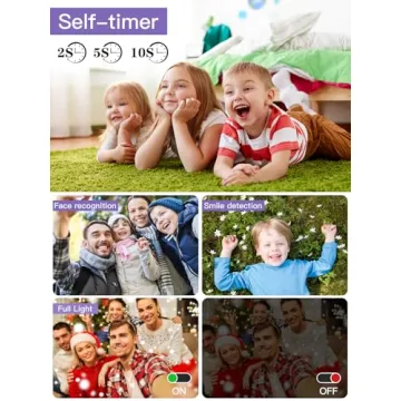 Kids Digital Camera 56MP Full HD with Zoom & Anti Shake
