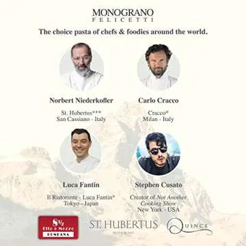 Monograno Felicetti Matt Spaghettoni Pasta Italian Organic Non-GMO 17.6oz (500g) 4 Pack