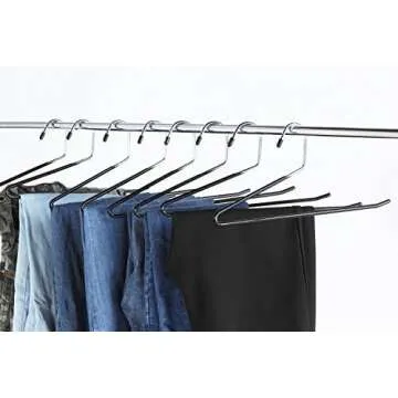 Jeronic Slack Pant Hangers - Stylish & Durable Closet Solution