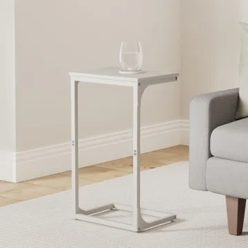 Stylish VASAGLE C-Shaped End Table for Small Spaces