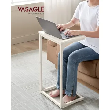 Stylish VASAGLE C-Shaped End Table for Small Spaces
