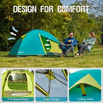 PORTAL 2 Person Ultralight Waterproof Camping Tent