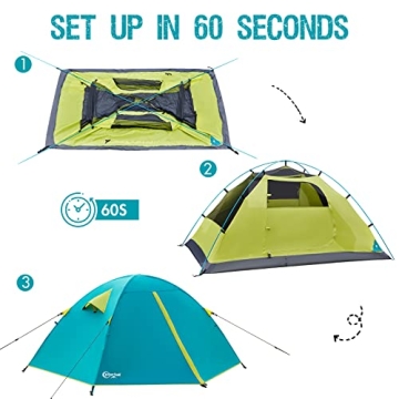 PORTAL 2 Person Ultralight Waterproof Camping Tent