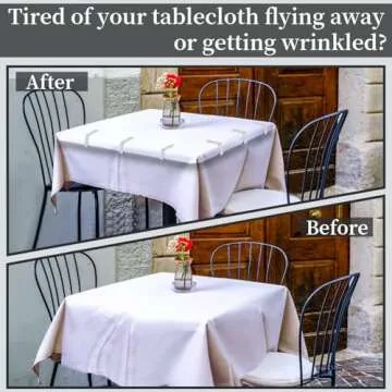 T-Antrix Tablecloth Clips 30 Packs for Picnics and Weddings