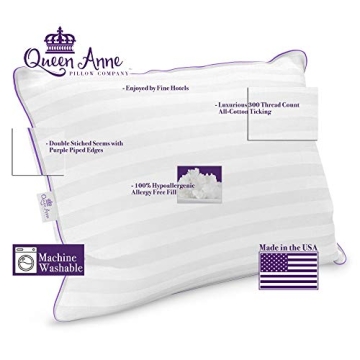 Queen Anne Luxury Hotel Down Alternative Pillow - King Soft
