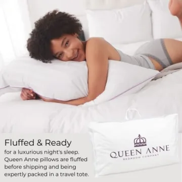 Queen Anne Luxury Hotel Down Alternative Pillow - King Soft