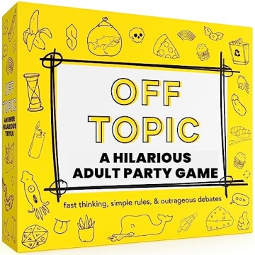 OFF TOPIC Party Game for Adults - Fun Adult Board Games for Groups of 2-8 Players - Hilarious Game N...