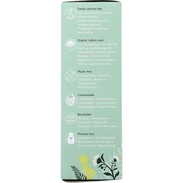 Natracare Panty Liner Mini Breathable 30 PC - Eco-Friendly Comfort and Protection