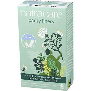 Natracare Panty Liner Mini Breathable 30 PC for Comfort