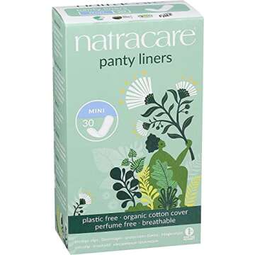 Natracare Panty Liner Mini Breathable 30 PC for Comfort