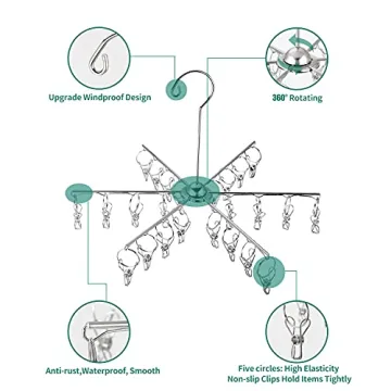 WYCQKL Laundry Drying Rack 2 Pack for Efficient Drying