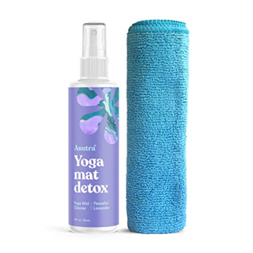 ASUTRA Yoga Mat Cleaner Spray Peaceful Lavender 4 fl oz
