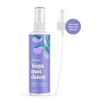 ASUTRA Yoga Mat Cleaner Spray Peaceful Lavender 4 fl oz