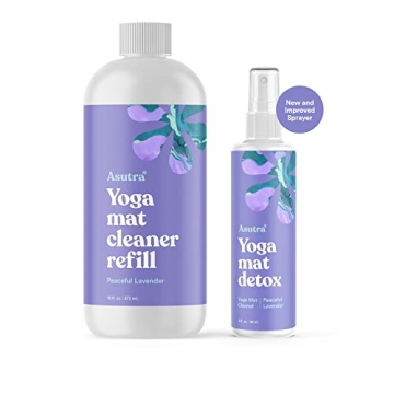 ASUTRA Yoga Mat Cleaner Spray Peaceful Lavender 4 fl oz
