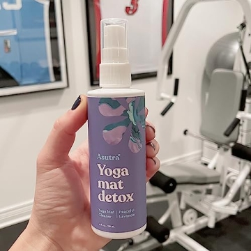 ASUTRA Yoga Mat Cleaner Spray Peaceful Lavender 4 fl oz